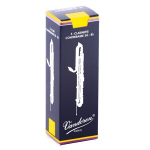 Scatola da 5 ance Vandoren Tradizionali per clarinetto contrabbasso