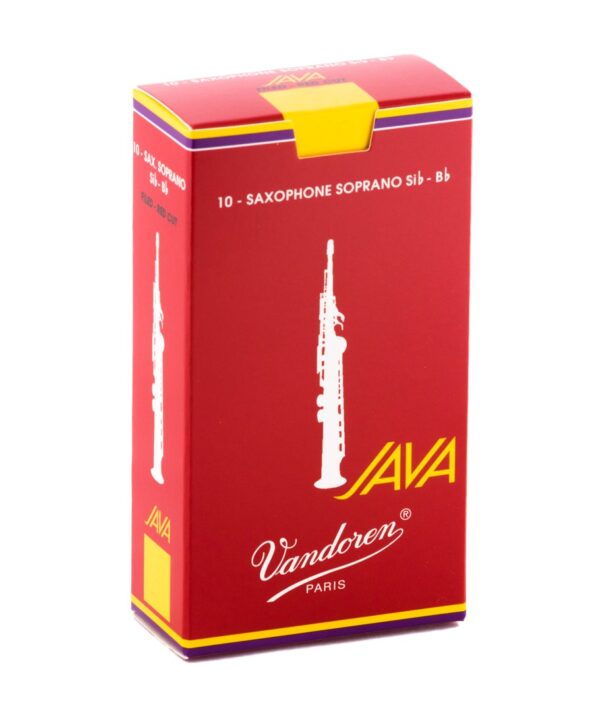 Scatola da 10 ance Vandoren Java Red per sassofono soprano