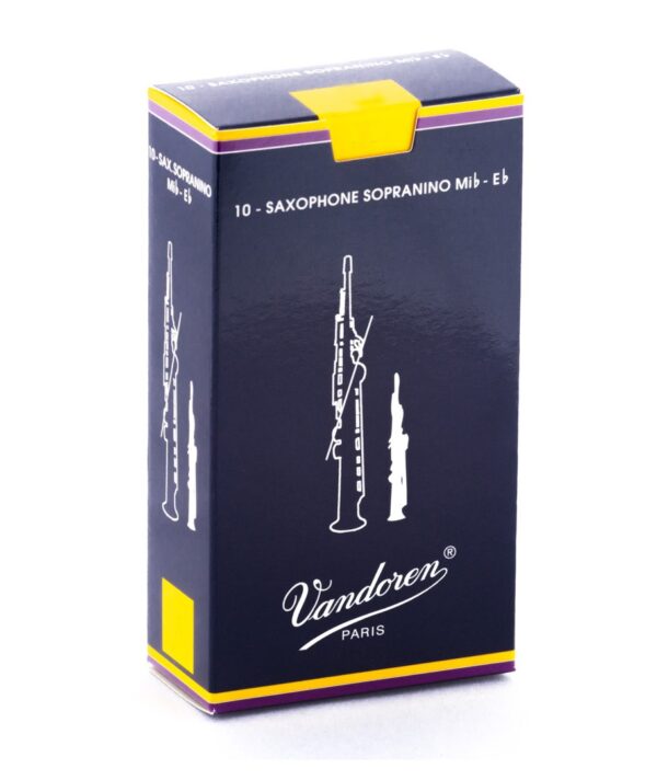 Scatola da 10 ance Vandoren Traditional per Sassofono Sopranino