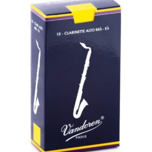 Scatola da 10 ance Vandoren tradizionali per clarinetto alto