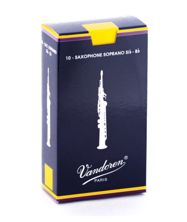 Scatola da 10 ance Vandoren tradizionali per sassofono soprano