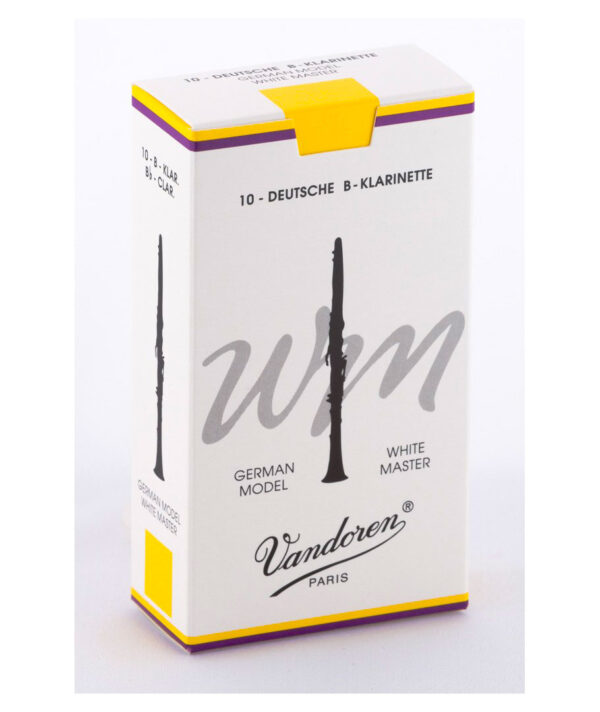 Scatola da 10 ance tedesche Vandoren White Master per clarinetto in Sib