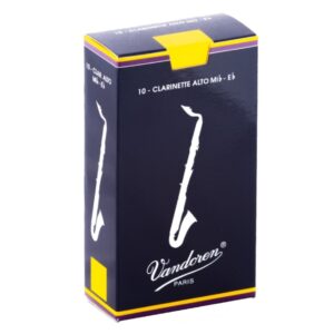 Scatola da 10 ance Vandoren tradizionali per clarinetto alto