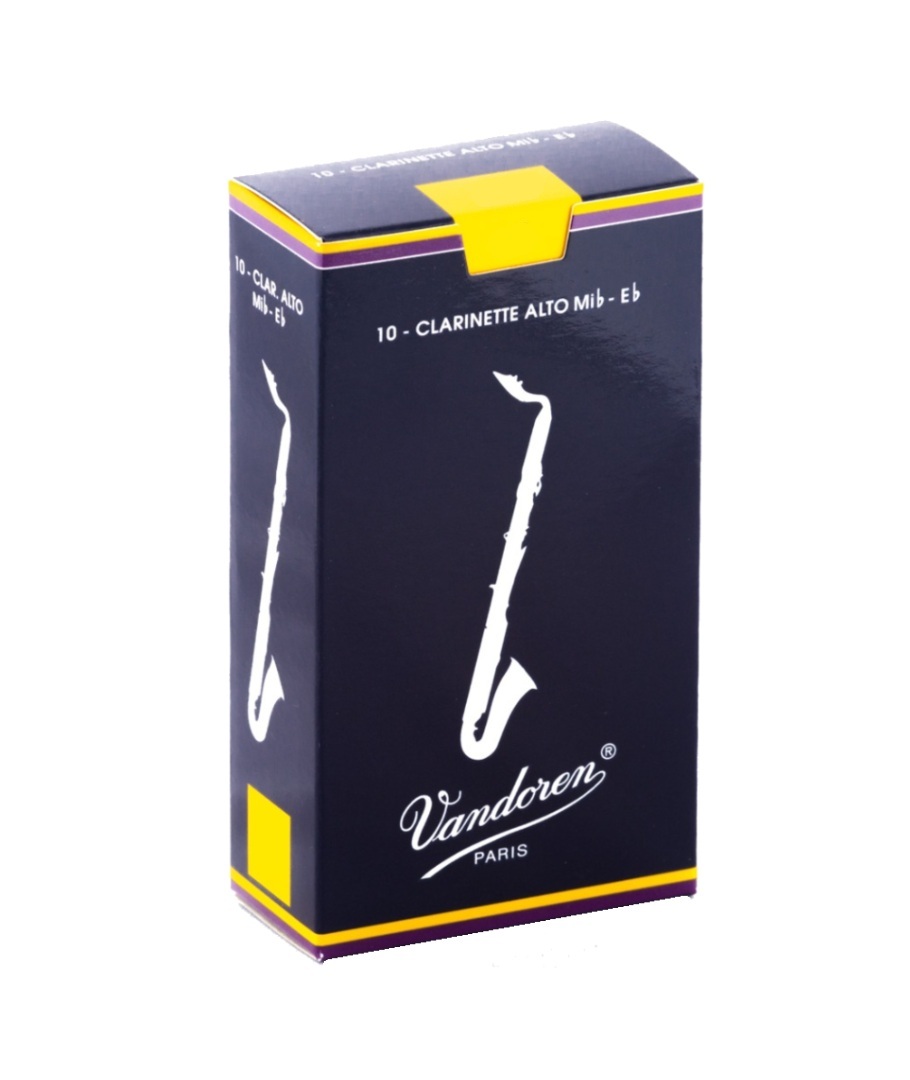 Scatola da 10 ance Vandoren tradizionali per clarinetto alto