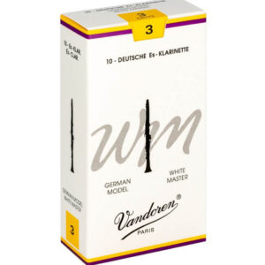 BOZZA - Scatola da 10 ance tradizionali tedesche Vandoren White Master per clarinetto in Mib